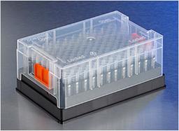 Corning® 96 1D/2D Bar Coded Storage Tubes, 1.3 mL, Without Screw Caps, Racked, 96/Pack, 10 Packs/Case, 960 Tubes/Case - Corning Life Sciences - Lab Automation