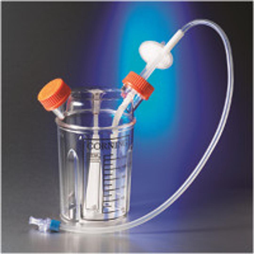Corning® 1L Disposable Spinner Flask, Solid Cap, Sterile, with MPC Accessory - Corning Life Sciences - Life Sciences