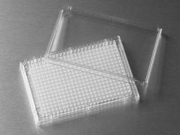 Corning® 384-well Clear Flat Bottom Polystyrene Not Treated Microplate, 20 per Bag, with Lid, Sterile - Corning Life Sciences - Life Sciences
