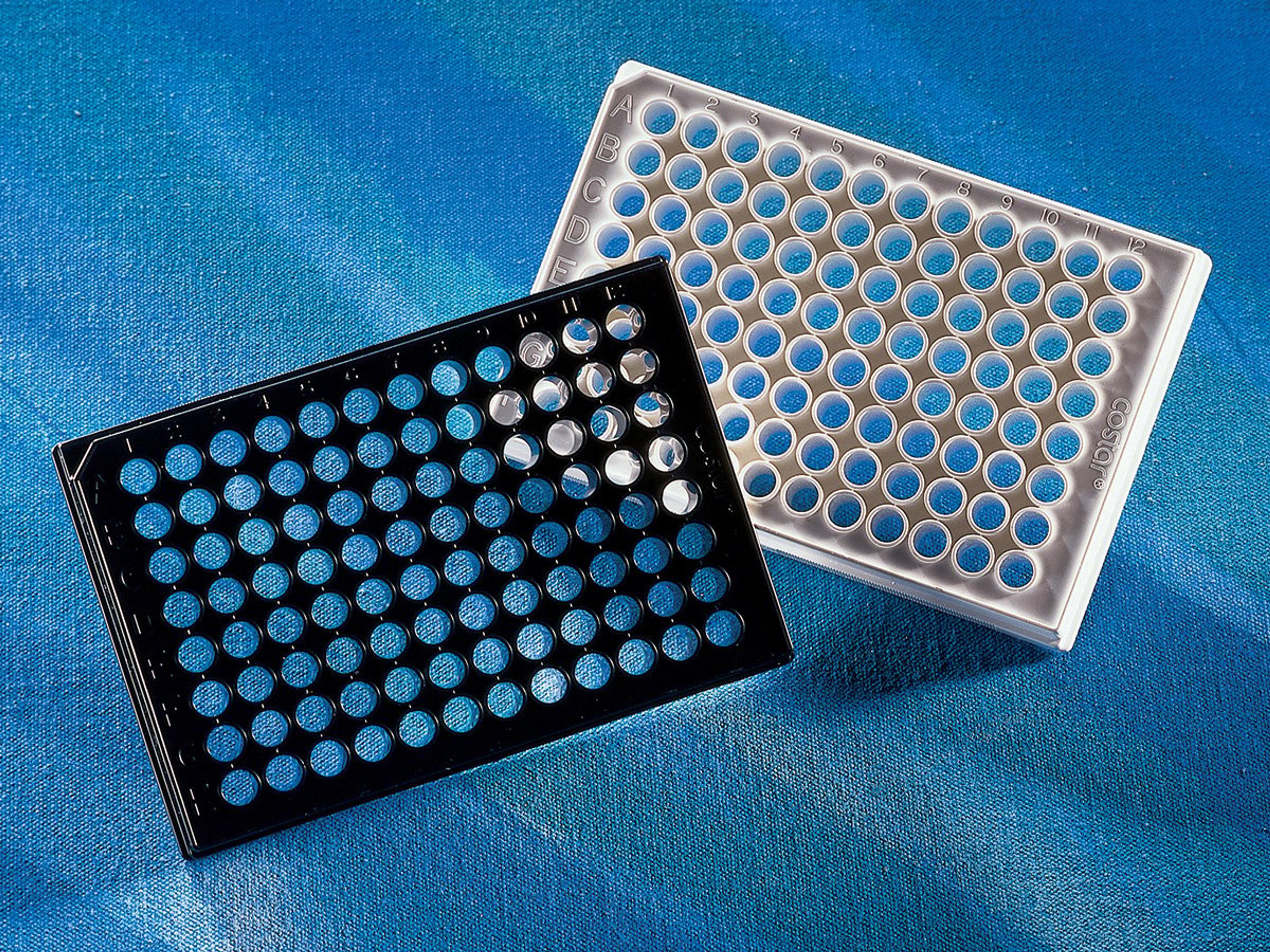 Corning® 96-well Flat Clear Bottom White Polystyrene TC-treated Microplates, Individually Wrapped, with Lid, Sterile - Corning Life Sciences - Life Sciences