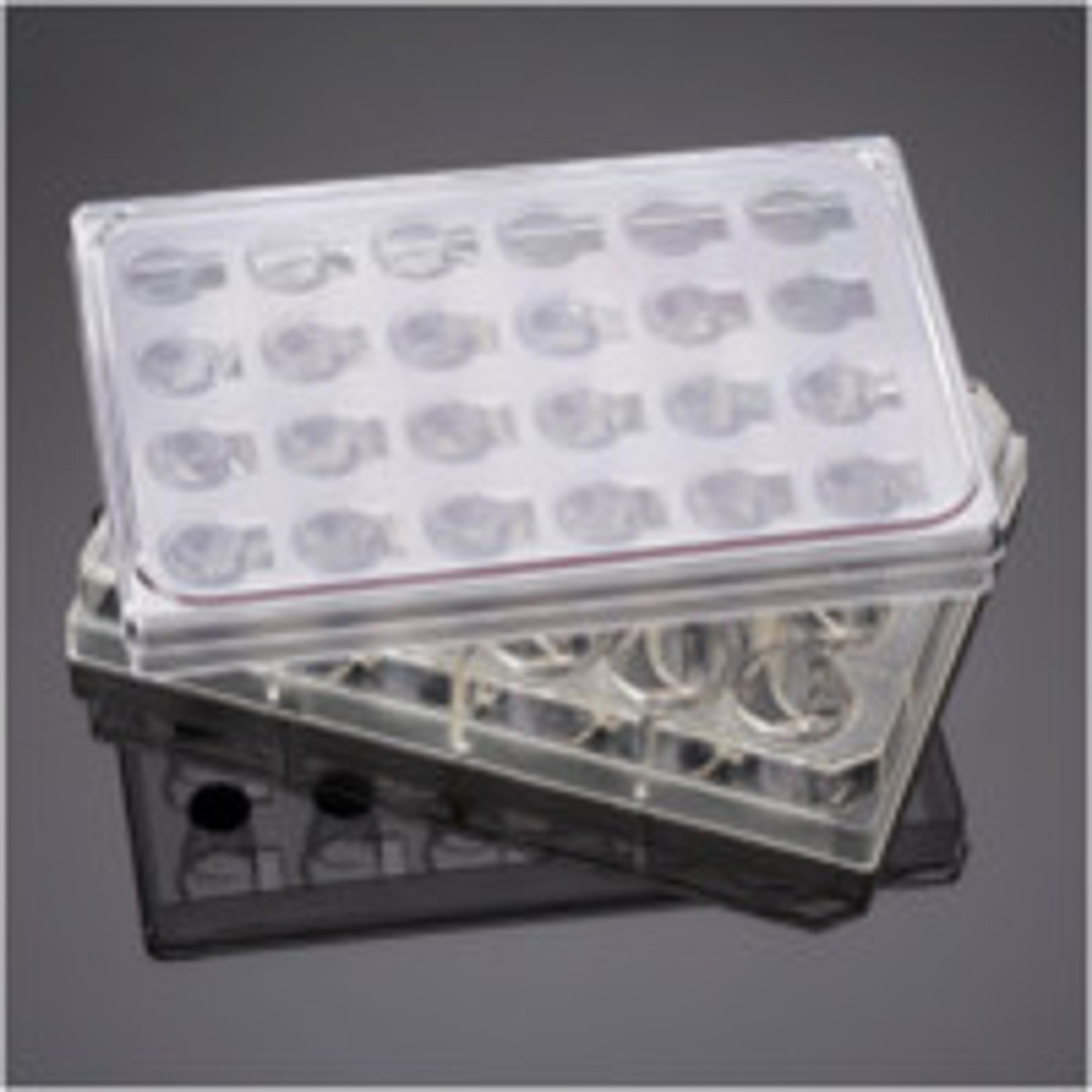 Corning® FluoroBlok™ HTS 24-well Multiwell Permeable Support System with 8.0 µm High Density PET Membrane, Sterile, 1/Case - Corning Life Sciences - Life Sciences