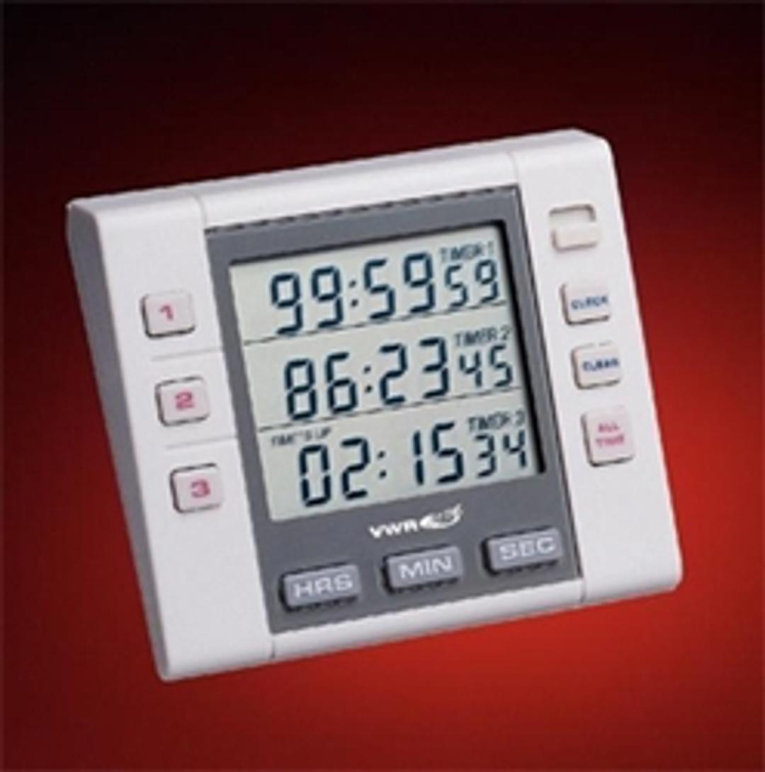 VWR® Three-Channel Alarm Timer with Triple Display - VWR International Ltd - General Lab