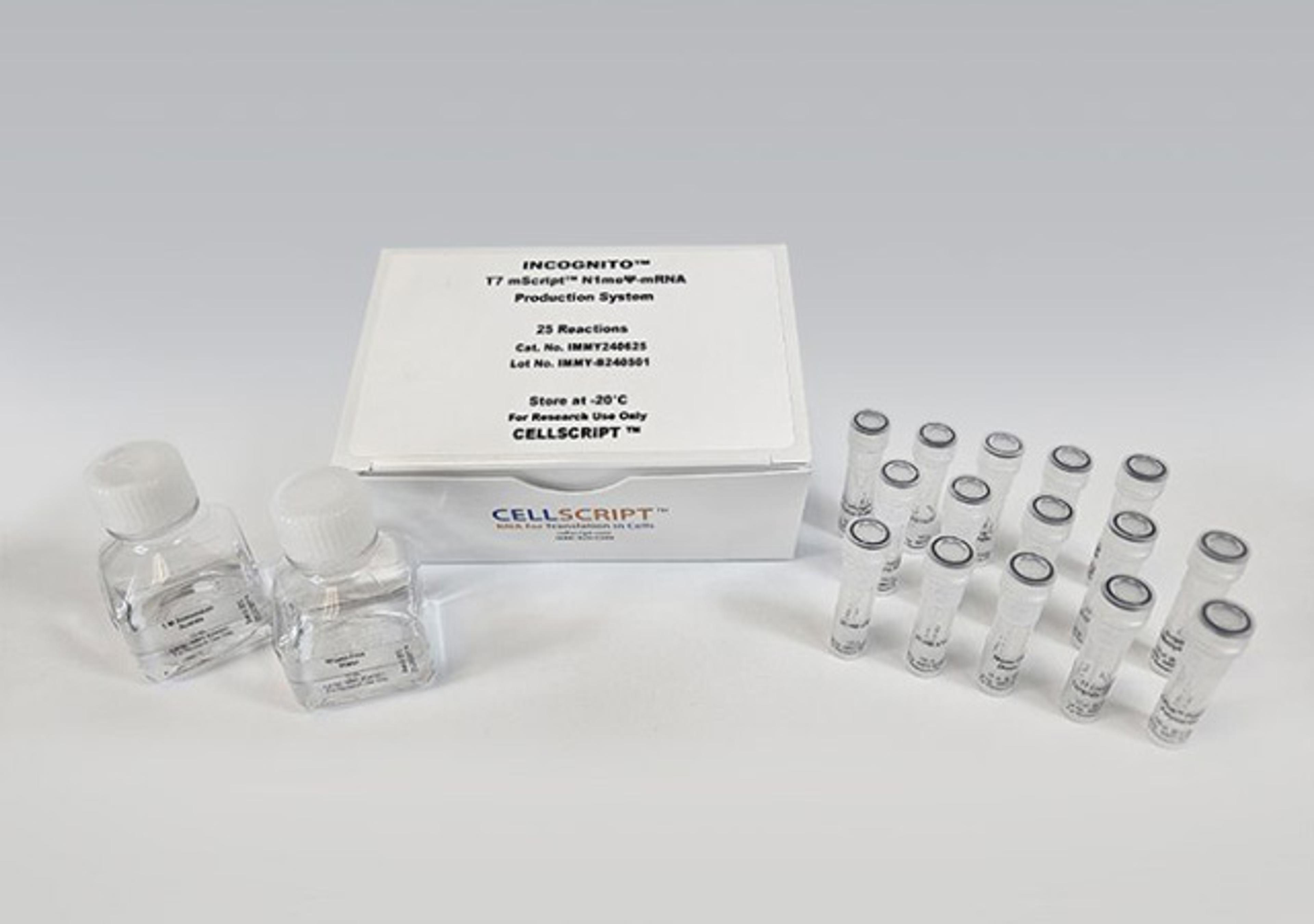 INCOGNITO™ T7 mScript™ N1meΨ-mRNA Production System - CELLSCRIPT™ - Life Sciences