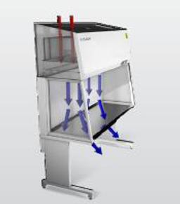 Fortuna Class 100 & Fortuna Maxi: Vertical Laminar Flow Cabinets, including suitable for Large Equipment - LaboGene A/S - General Lab