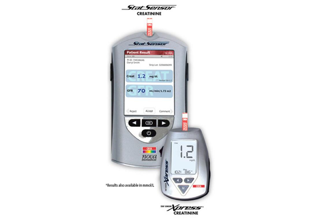 StatSensor® Creatinine Point-of-Care Monitoring System - Nova Biomedical Osmometers - General Lab