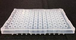 96 Well Half Skirt PCR Plate, 0.2mL (High-Profile), RNase and DNase Free, Clear, 100/CS - Stellar Scientific - Life Sciences