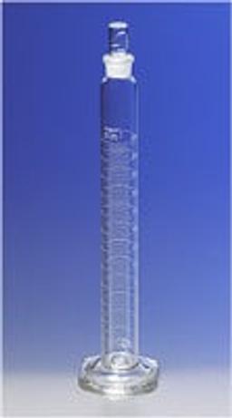 PYREX® 100 mL Single Metric Scale Cylinder, Standard Taper Stopper, White Graduations, TC - Corning Life Sciences - General Lab