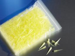 Corning® DeckWorks 1 - 200 µL Pipet Tips, Graduated, Yellow, Nonsterile, Polypropylene, 1000 Tips/Bag, 10,000 Tips/Case - Corning Life Sciences