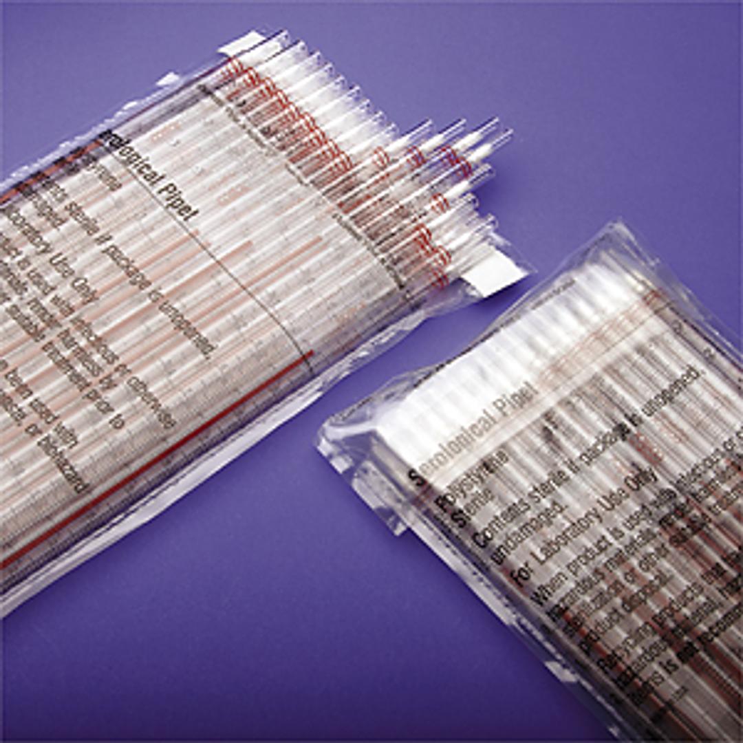 10 mL Stripette™ Serological Pipets, Polystyrene, Bulk Packed, Sterile, 50/Bag, 500/Case - Corning Life Sciences - General Lab