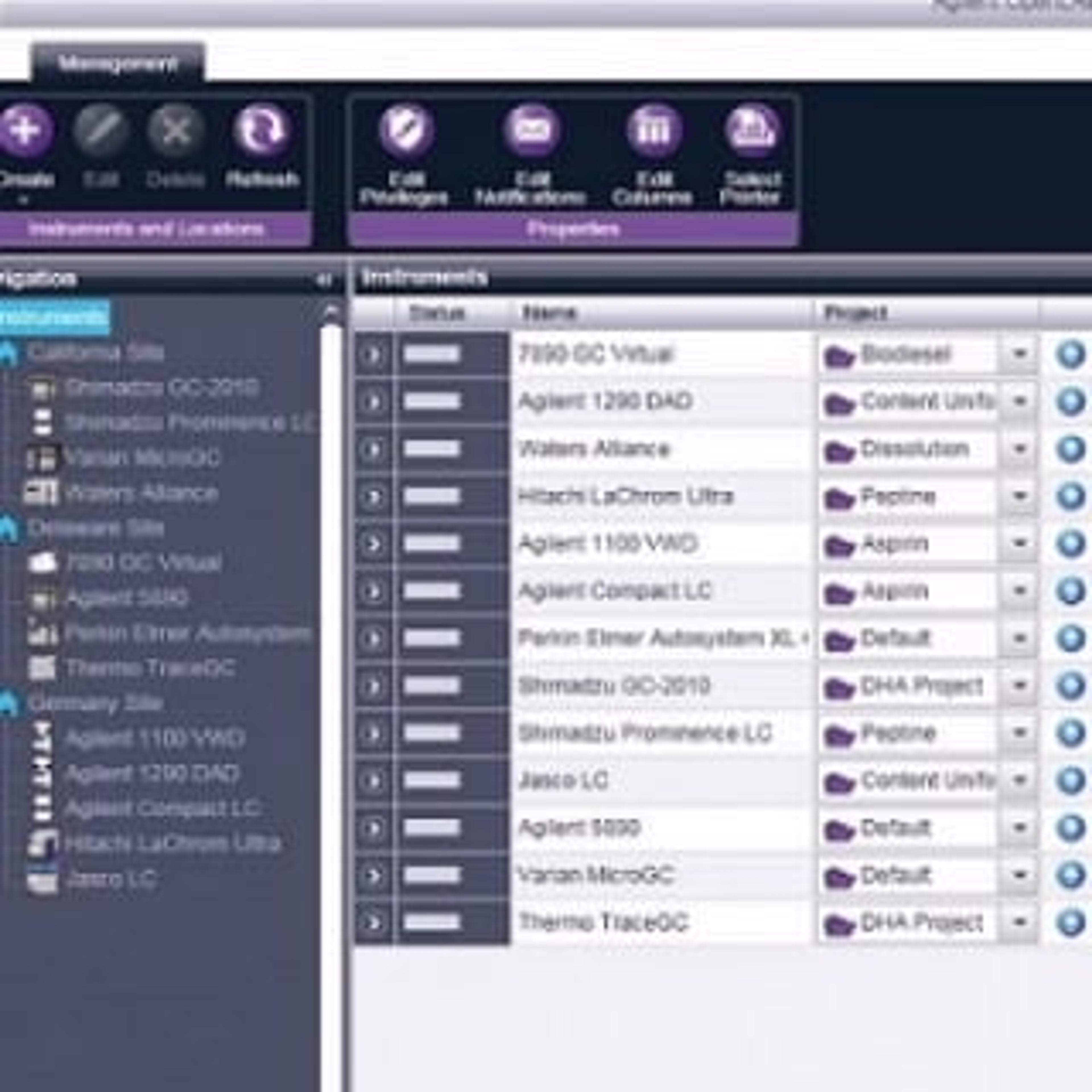 OpenLAB CDS EZChrom Edition - Agilent Technologies - Separations