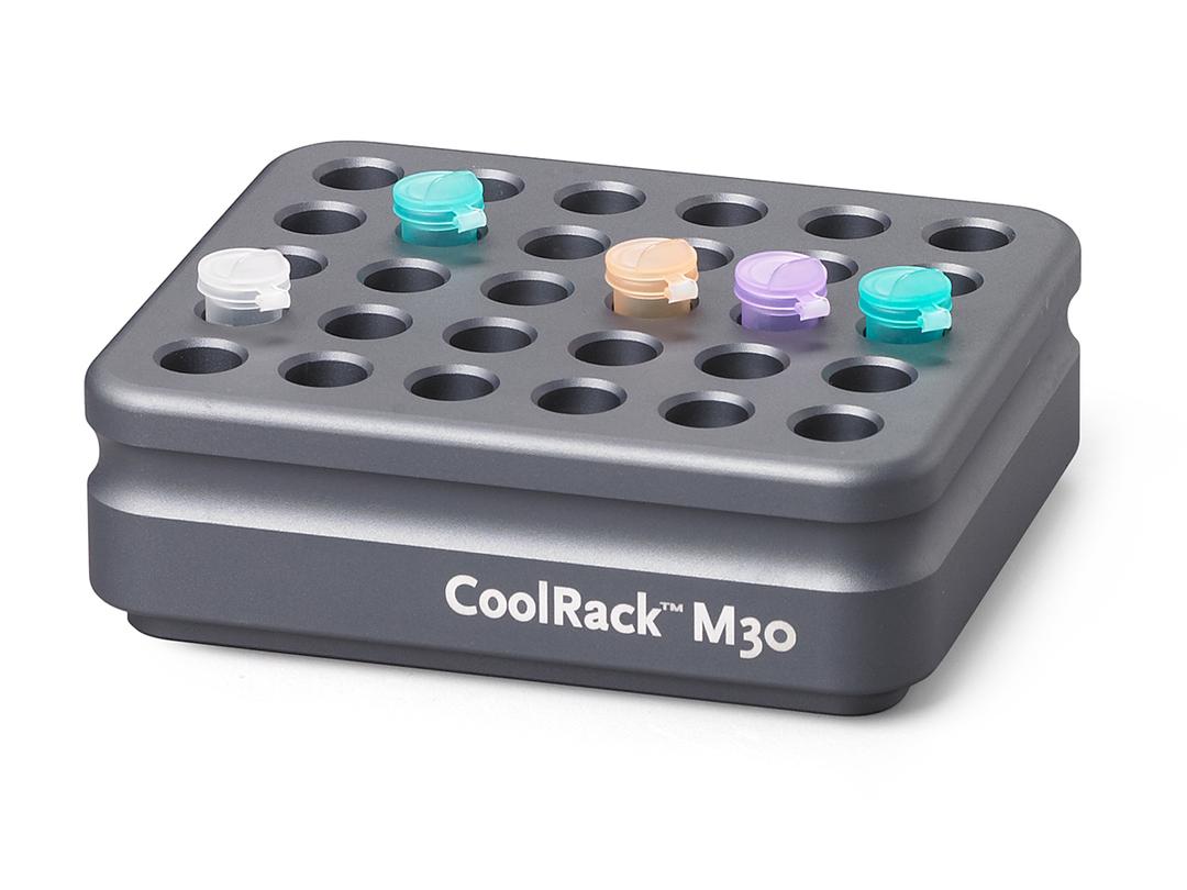 Corning® CoolRack M30, Holds 30 x 1.5 or 2 mL Microcentrifuge Tubes, Gray - Corning Life Sciences - General Lab