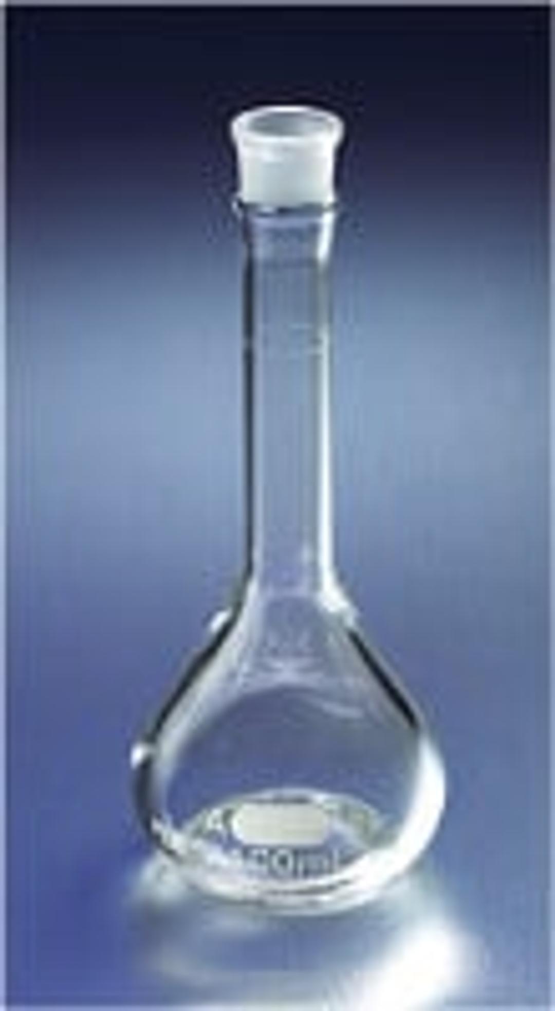 PYREX® 100 mL EZ Access™ Wide Mouth Volumetric Flask, Class A, Heavy Duty, with Glass Standard Taper Stopper - Corning Life Sciences - General Lab