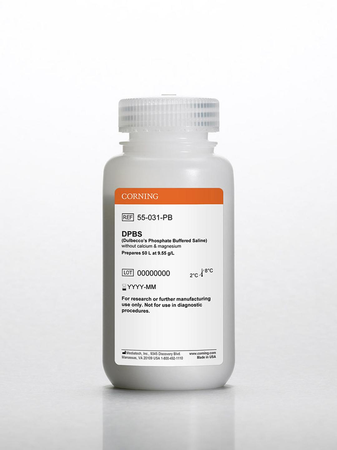 Corning® Dulbecco’s Phosphate-Buffered Saline, Powder without calcium and magnesium - Corning Life Sciences - Life Sciences