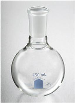 PYREX® VISTA™ 50 mL Short Neck Boiling Flask, Round Bottom, 19/38 Standard Taper Joint - Corning Life Sciences - General Lab