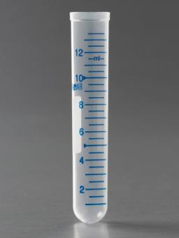 Falcon® 14 mL Round Bottom PP Test Tube, Graduated, without Cap, Sterile, 125/Pack, 1000/Case - Corning Life Sciences - General Lab