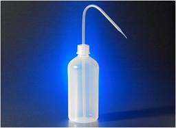 Corning® 500 mL Reusable Plastic Wide Mouth Wash Bottle, Low Density Polyethylene with GL-45 PP Screw Cap - Corning Life Sciences - General Lab