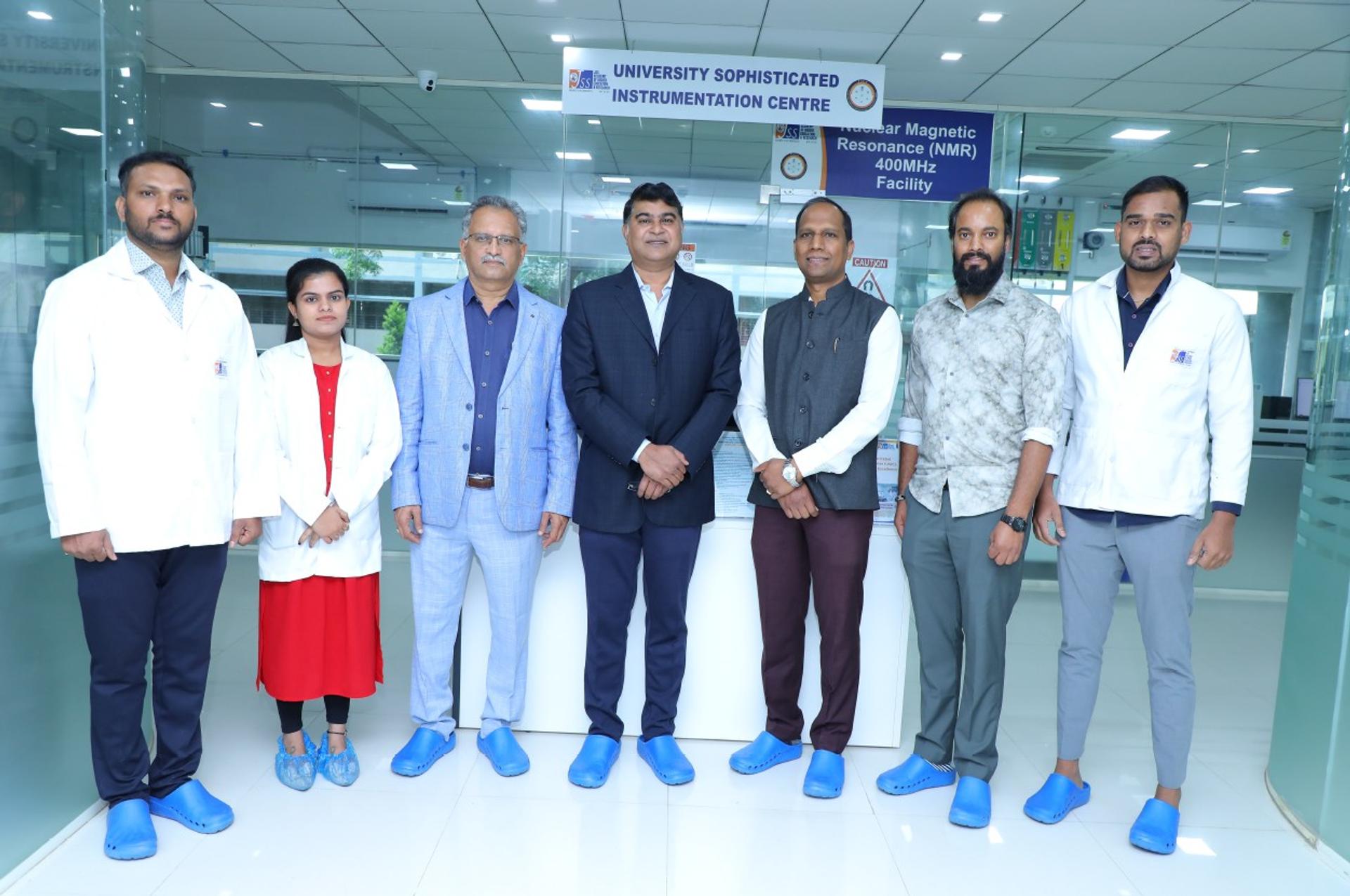 University Sophisticated Instrumentation Centre team