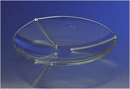 PYREX® 100 mm Diameter Ribbed Watch Glass/Beaker Cover - Corning Life Sciences - General Lab