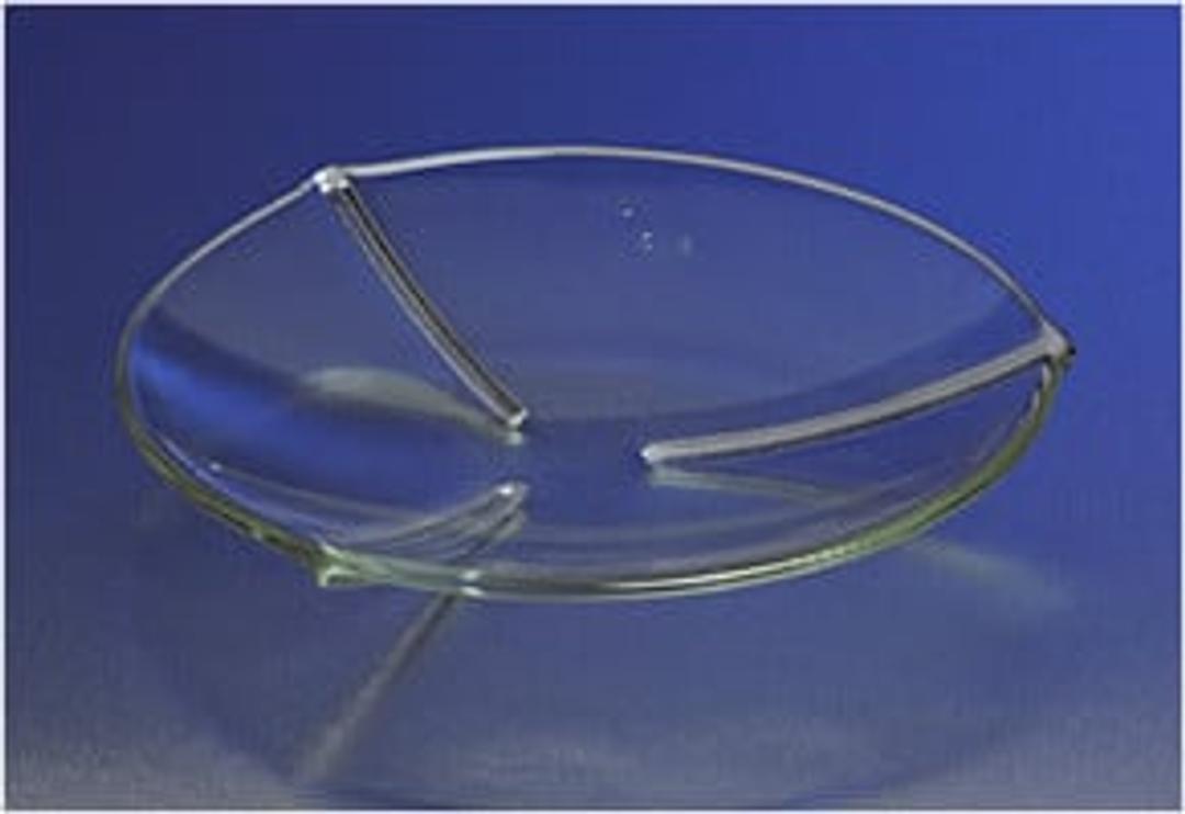 PYREX® 125 mm Diameter Ribbed Watch Glass/Beaker Cover - Corning Life Sciences - General Lab