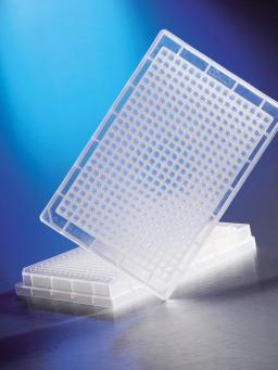 Corning® 384-well Clear Round Bottom Polypropylene Not Treated Microplate, 25 per Bag, without Lid, Sterile - Corning Life Sciences - Life Sciences