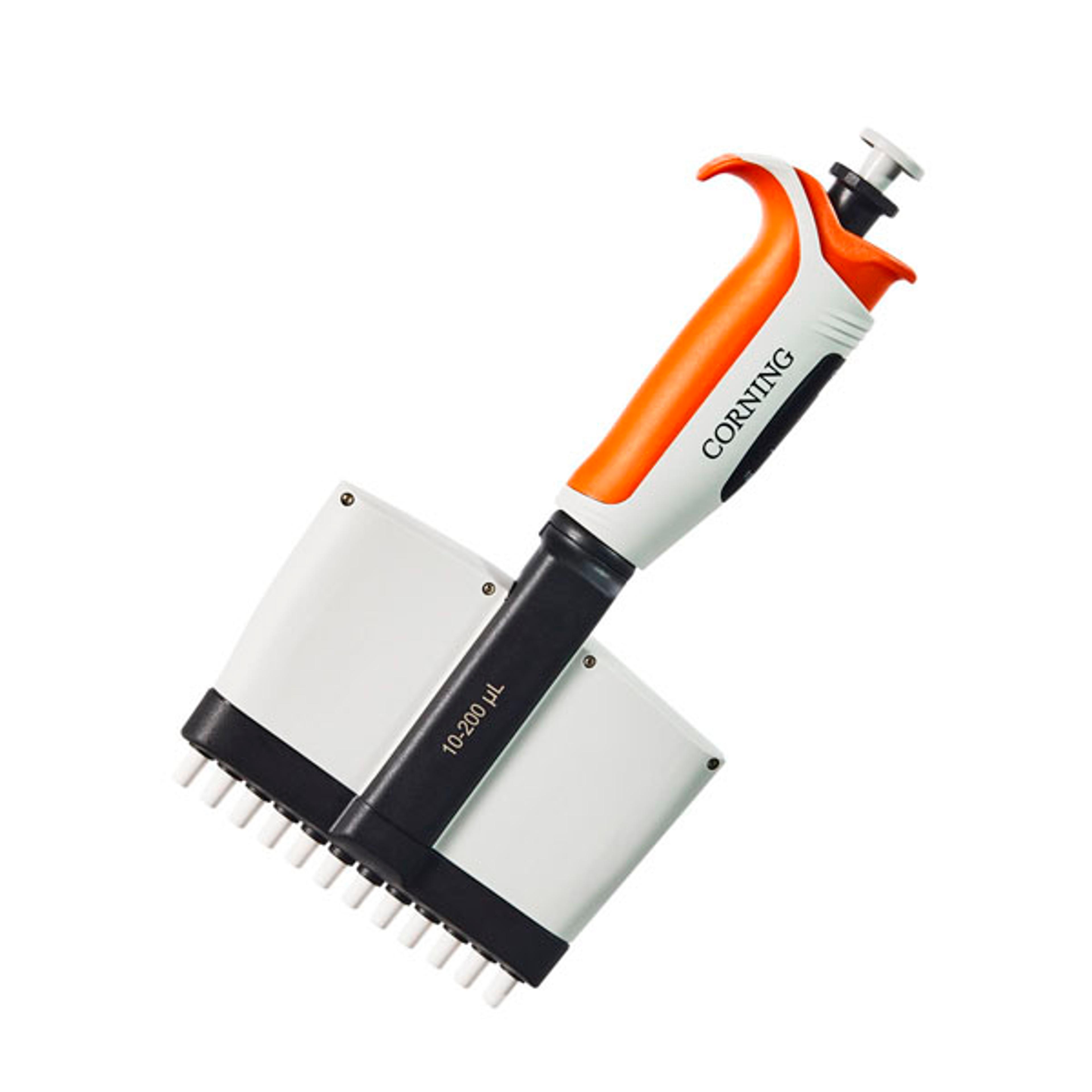 Corning® 10-200 µL Lambda™ EliteTouch™ 12 Channel Pipettor, Autoclavable - Corning Life Sciences