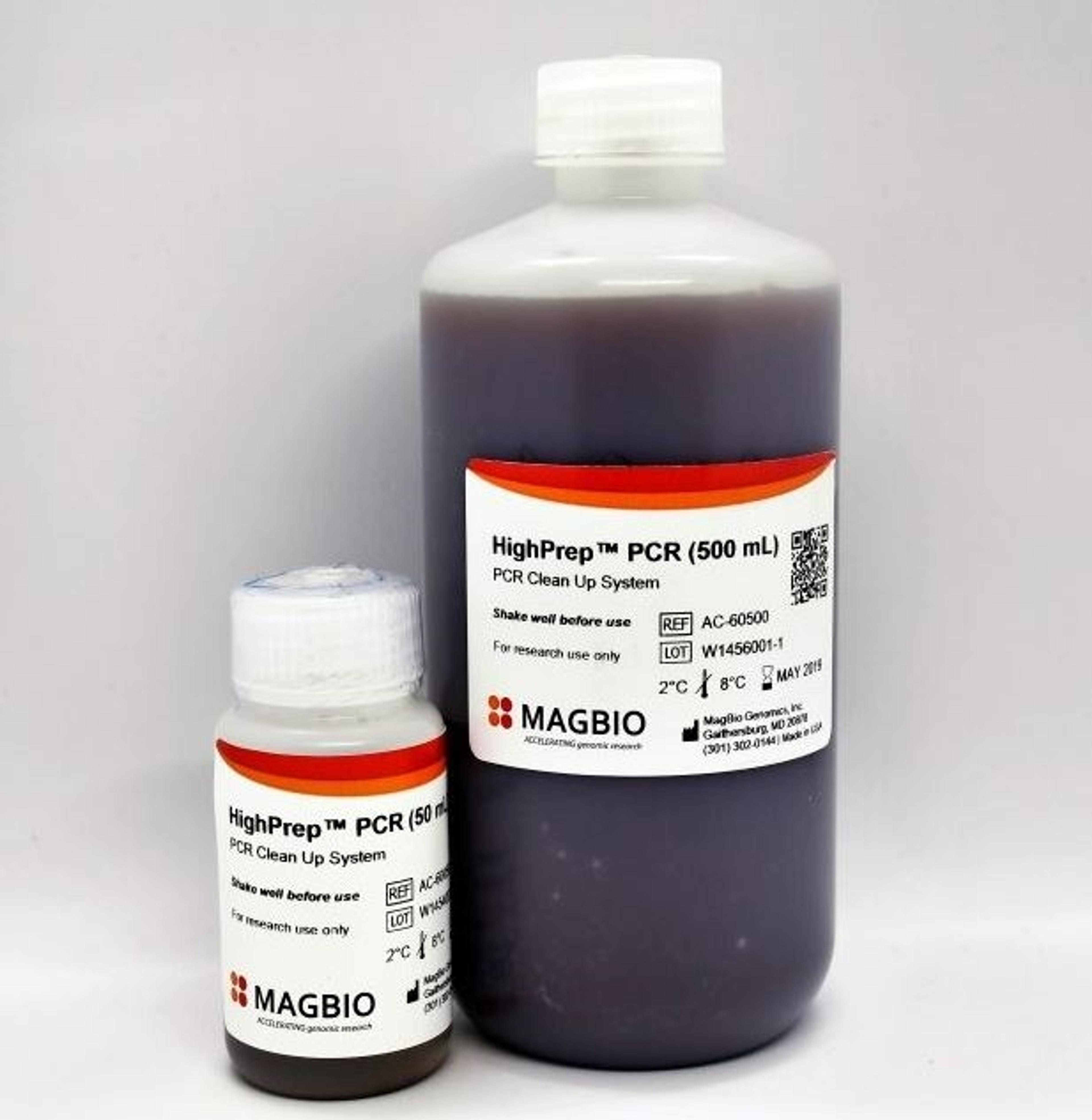 HighPrep™ PCR Clean-up System - MagBio Genomics - Life Sciences