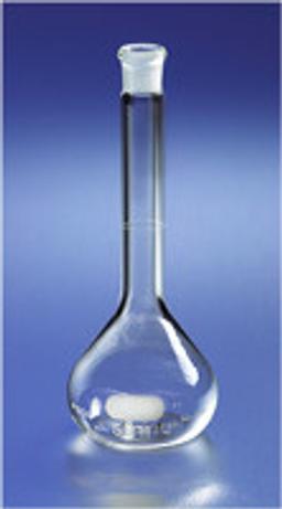 PYREX® 500 mL Class A Volumetric Flask with Polyethylene Standard Taper Stopper - Corning Life Sciences - General Lab