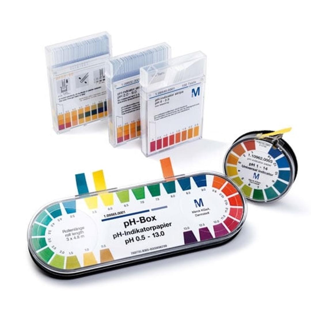 MQuant® pH Indicator test strips - Merck - General Lab