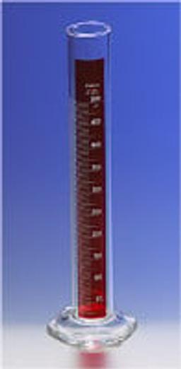 PYREX® 10 mL Single Metric Scale Graduated Cylinders, Lifetime Red™, TC - Corning Life Sciences - General Lab