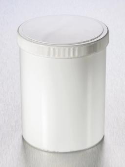 Corning® Gosselin™ Pot, 1 L, White PP, White Screw Cap with Seal, Assembled, 80/Case - Corning Life Sciences