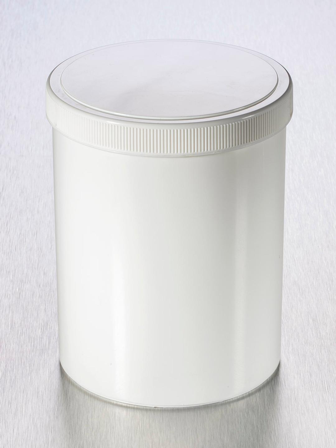 Corning® Gosselin™ Pot, 1 L, White PP, White Screw Cap with Seal, Assembled, 80/Case - Corning Life Sciences