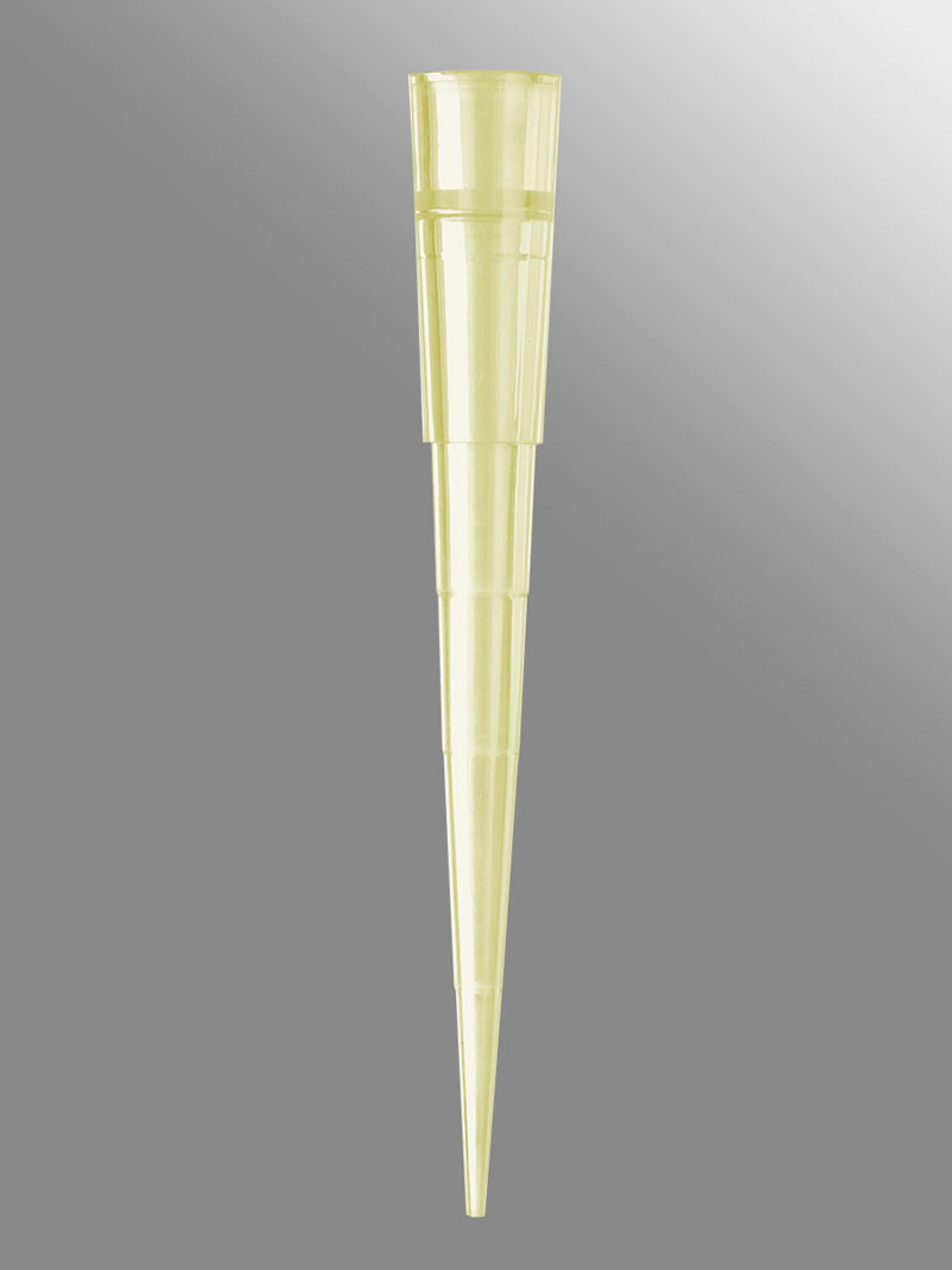 Axygen® 200 µL Pipet Tips, Graduated, Yellow, Nonsterile, Bulk Pack, 1000 Tips/ Pack, 10 Packs/Case - Corning Life Sciences