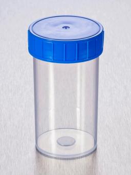 Corning® Gosselin™ Straight Container, 180 mL, PP, Blue Screw Cap, Assembled, Sterile, 264/Case - Corning Life Sciences