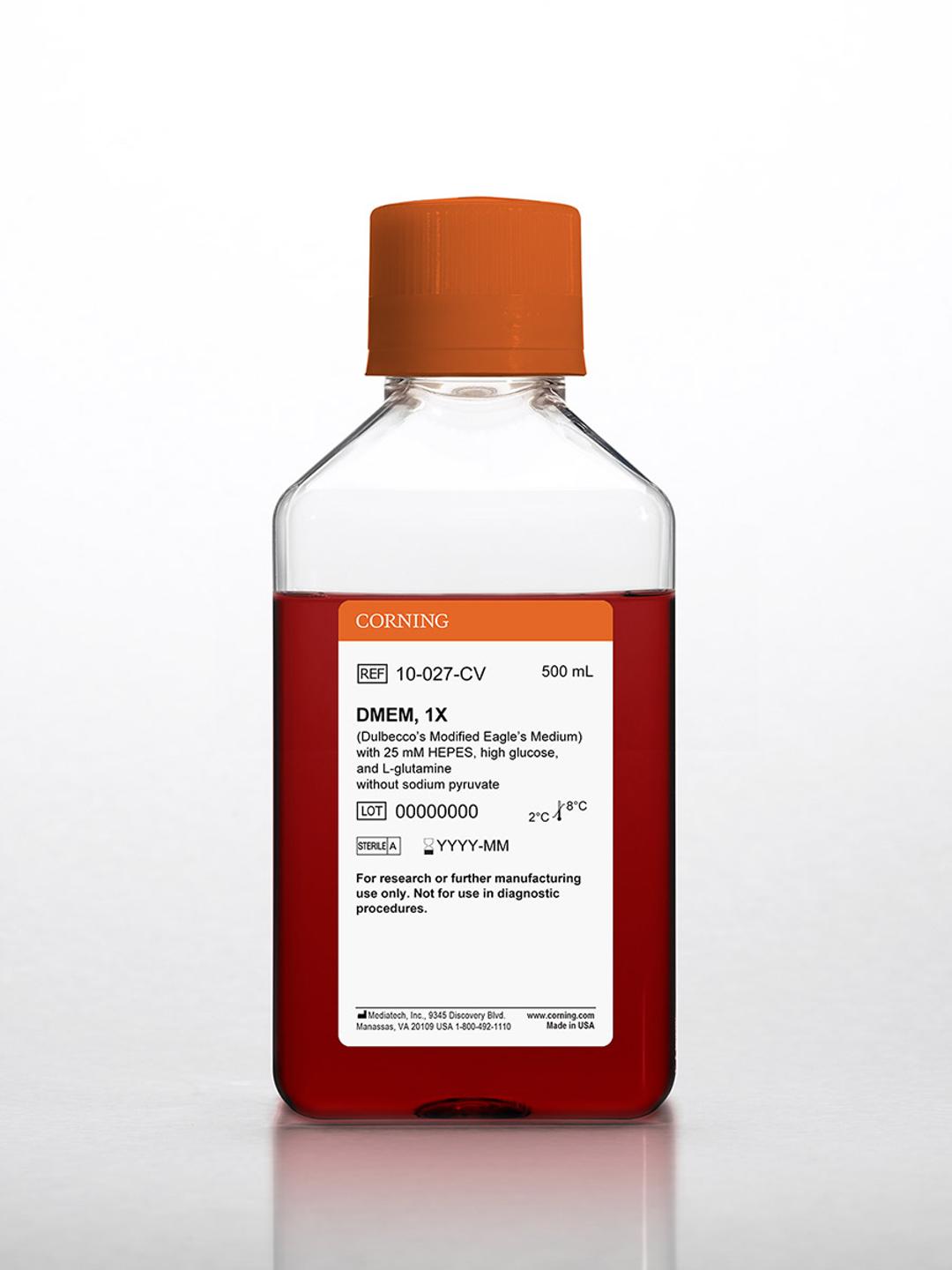 Corning® 500 mL DMEM (Dulbecco’s Modified Eagle’s Medium) - Corning Life Sciences