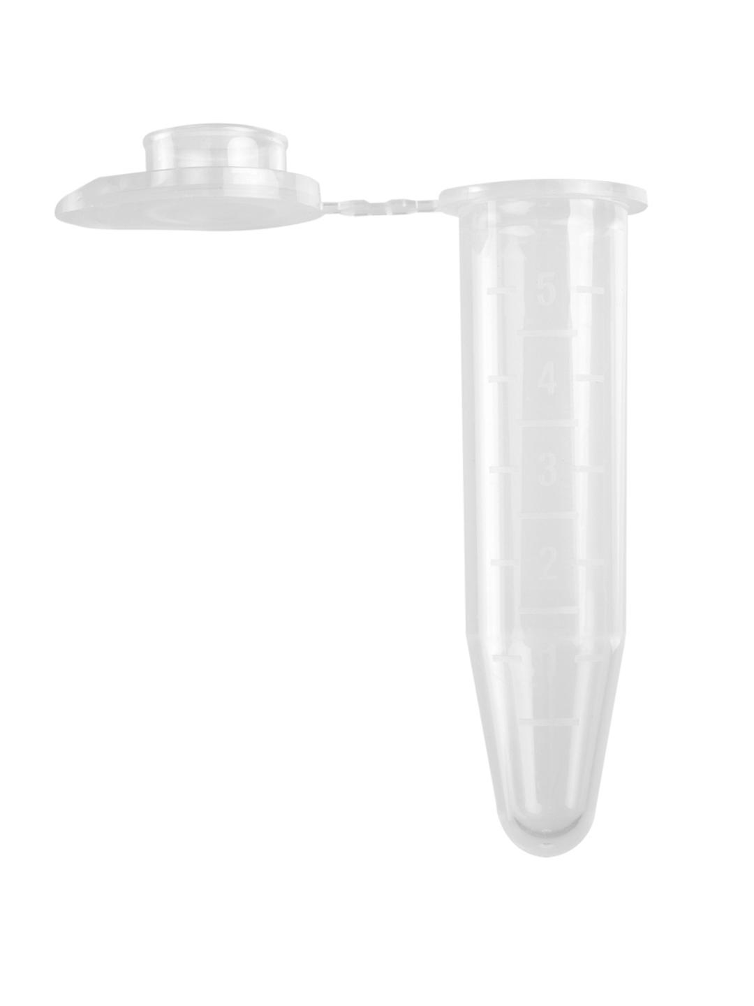 Axygen® 5.0 mL MaxyClear Snaplock Microcentrifuge Tube, Polypropylene, Clear, Nonsterile,250 Tubes/Pack, 5 Packs/Case - Corning Life Sciences - General Lab