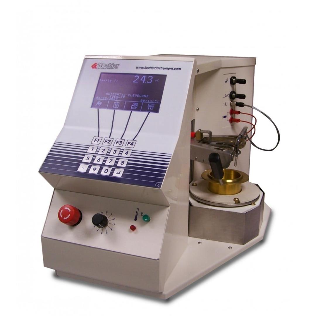 Automatic Cleveland Open Cup Flash Point Tester - Koehler Instrument Company - Materials