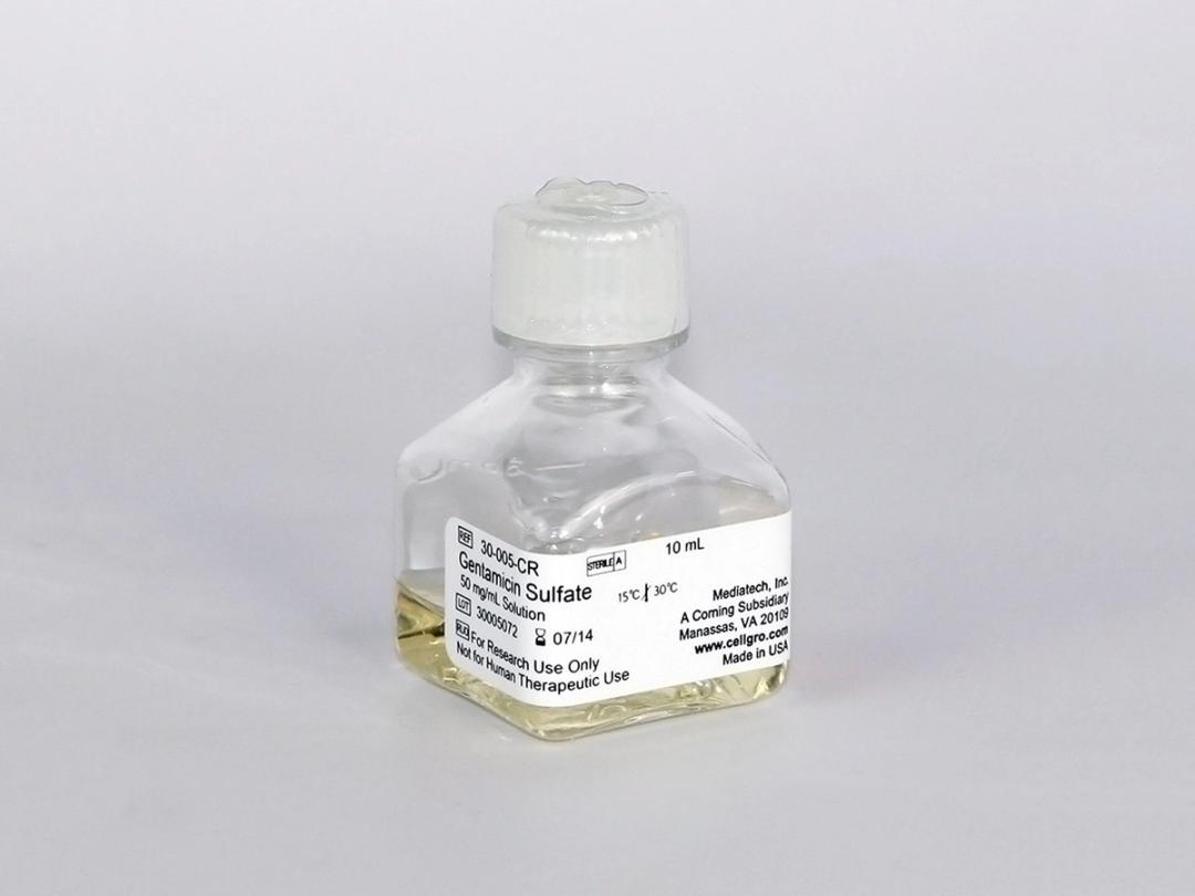 Corning® 10 mL Gentamicin Sulfate, Liquid - Corning Life Sciences - Life Sciences