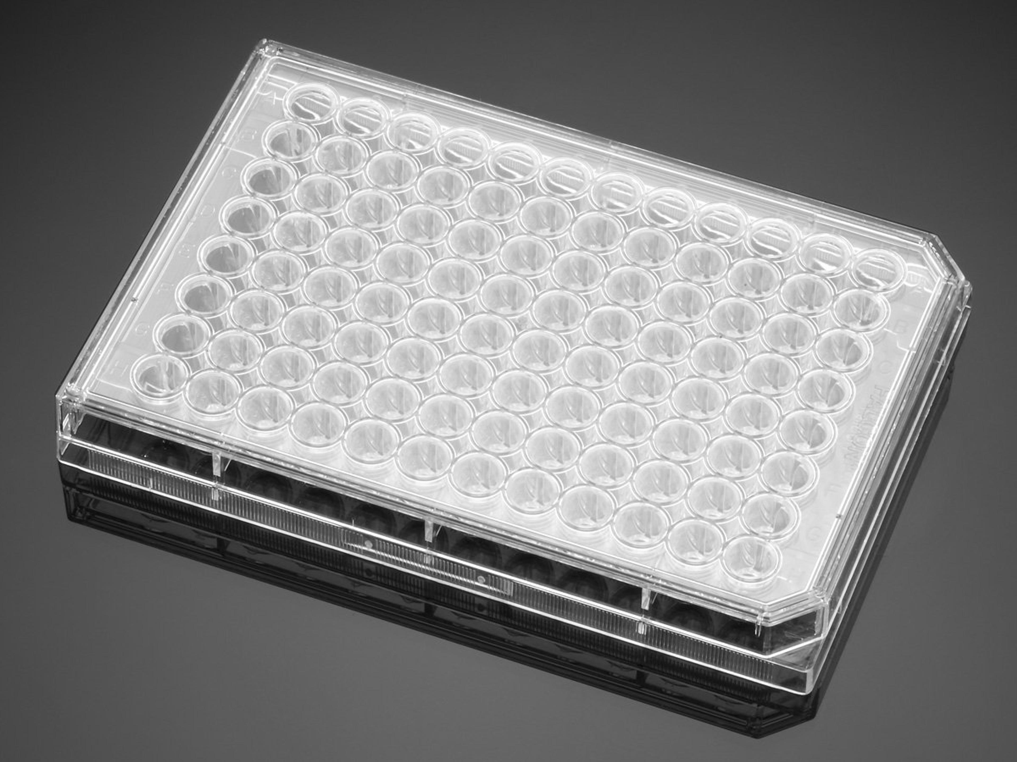 Falcon® 96-well Clear Round Bottom TC-treated Cell Culture Microplate, with Lid, Sterile, 5/Pack, 50/Case - Corning Life Sciences - Life Sciences