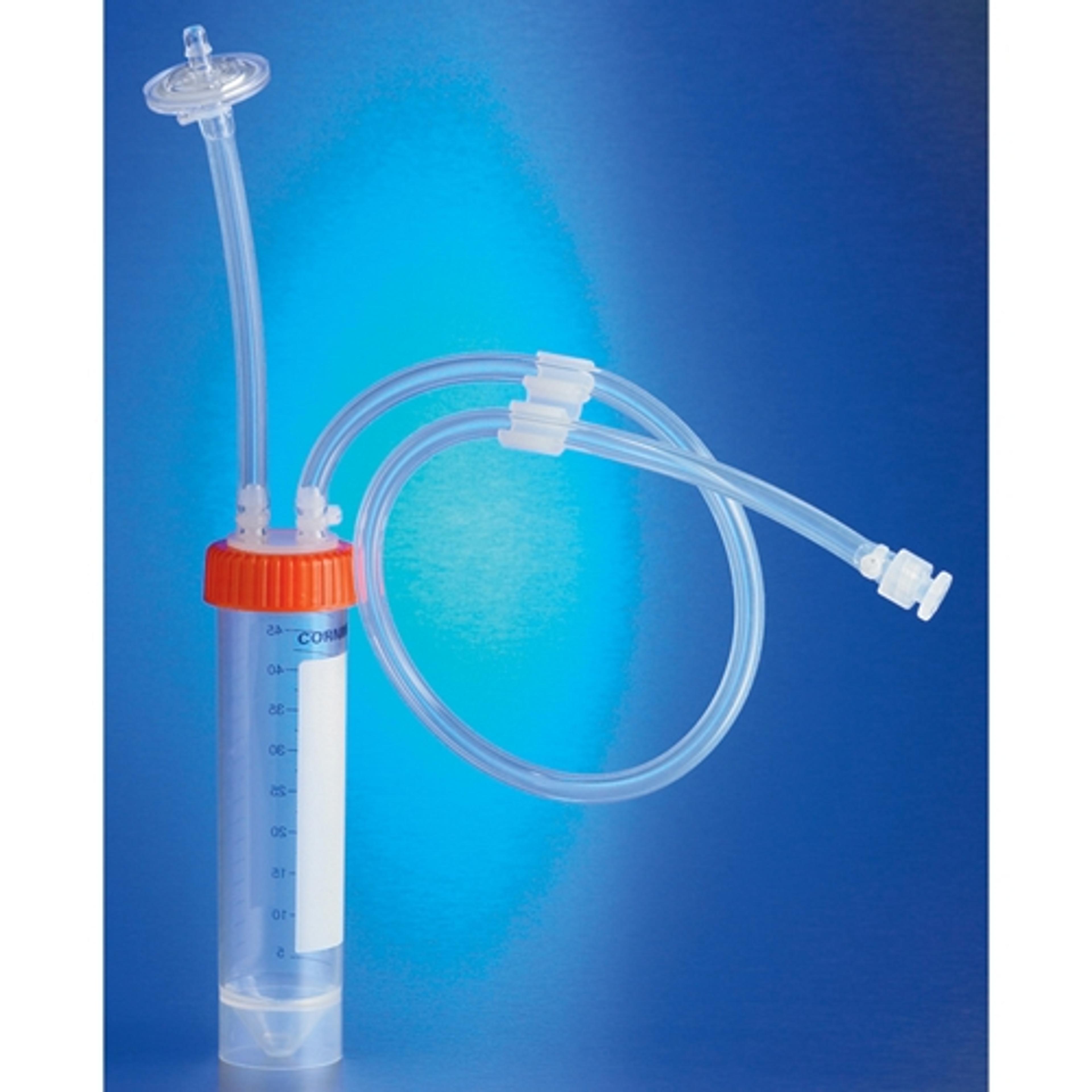 Corning® 50 mL Polypropylene Centrifuge Tube, Self-Standing, with Accessories, Sterile, 1 per bag, 2 per case - Corning Life Sciences