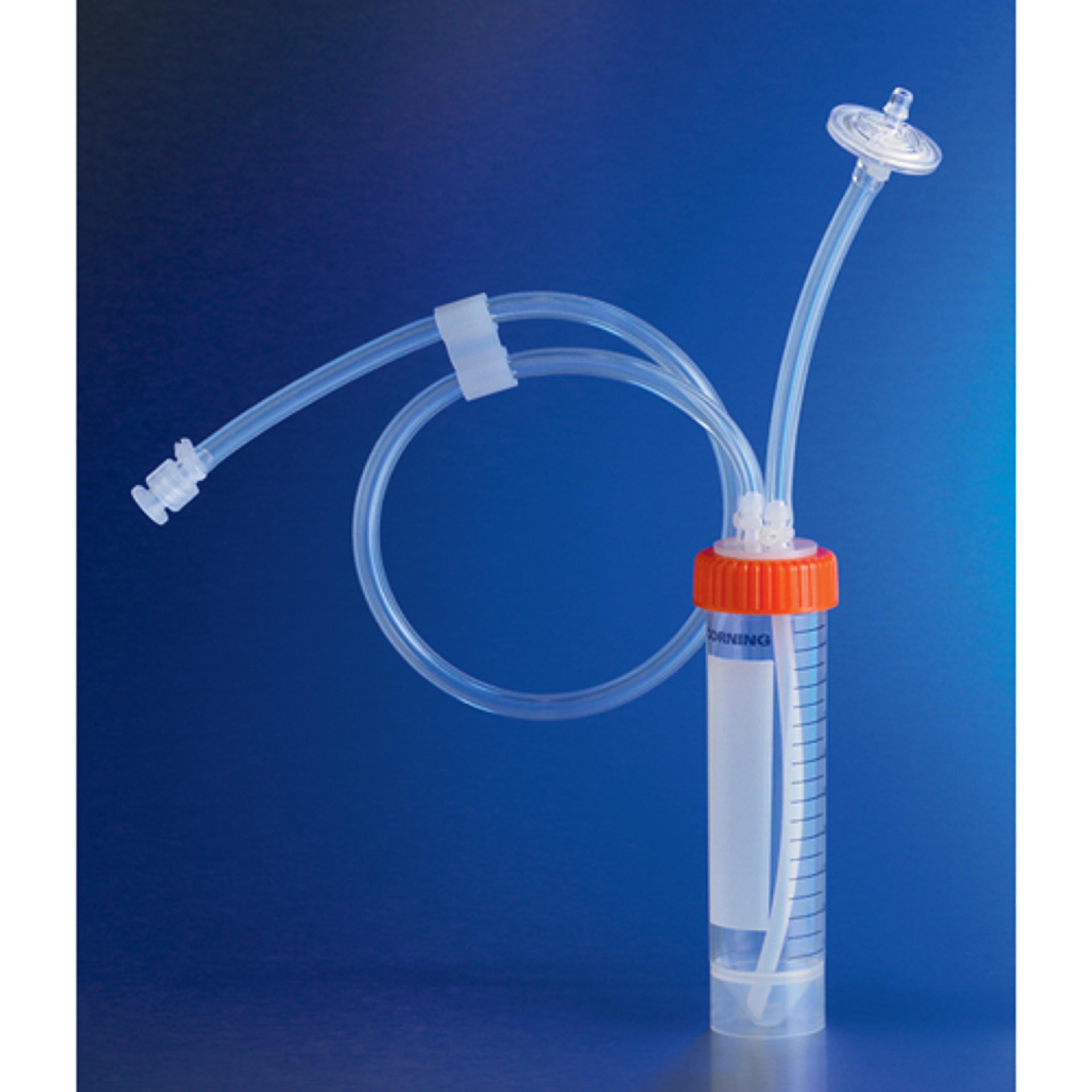 Corning® 50 mL Polypropylene Centrifuge Tube, Self-Standing, with Dip Tube, Sterile, 1 per bag, 2 per case - Corning Life Sciences