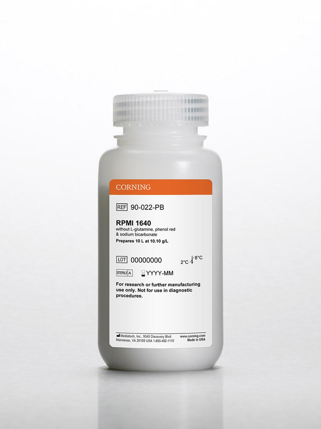 Corning® 10L RPMI 1640, Powder - Corning Life Sciences