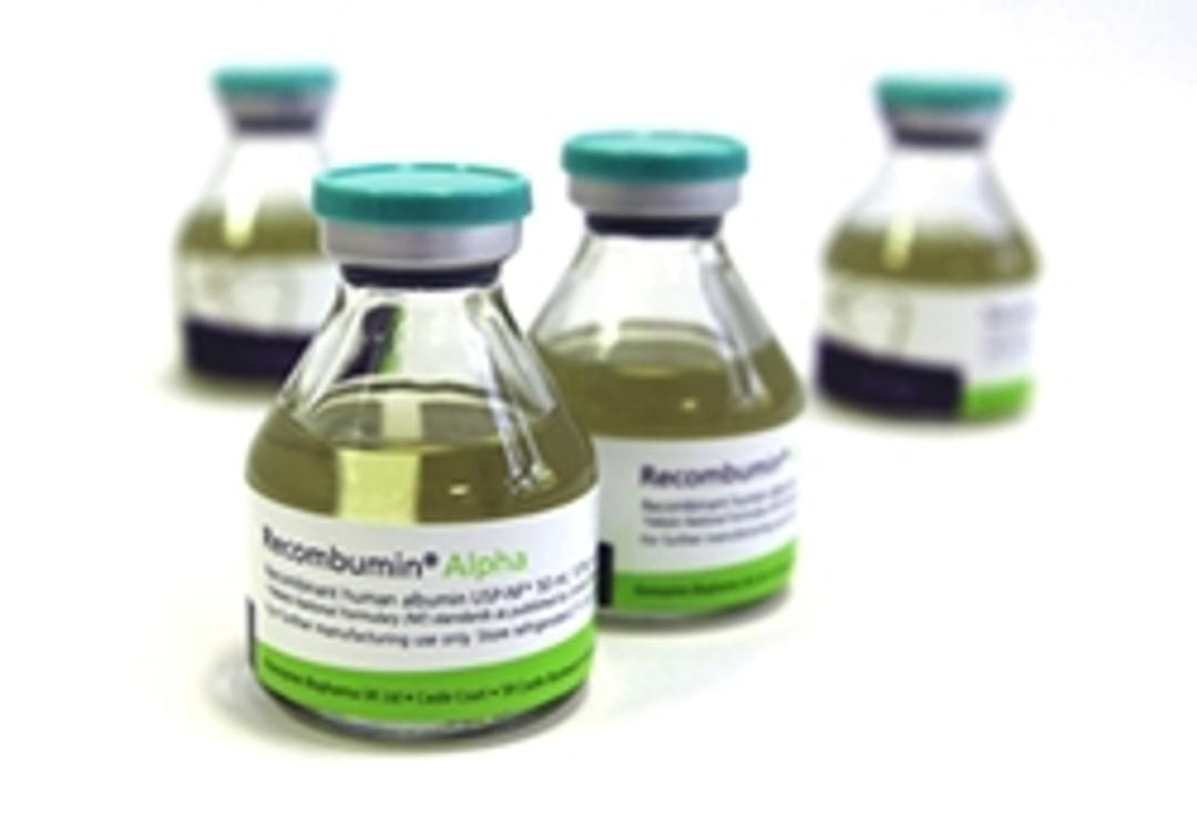 Recombumin® Alpha - rAlbumin Human - Novozymes Biopharma UK Ltd - Drug discovery > Pre-Clinical Development