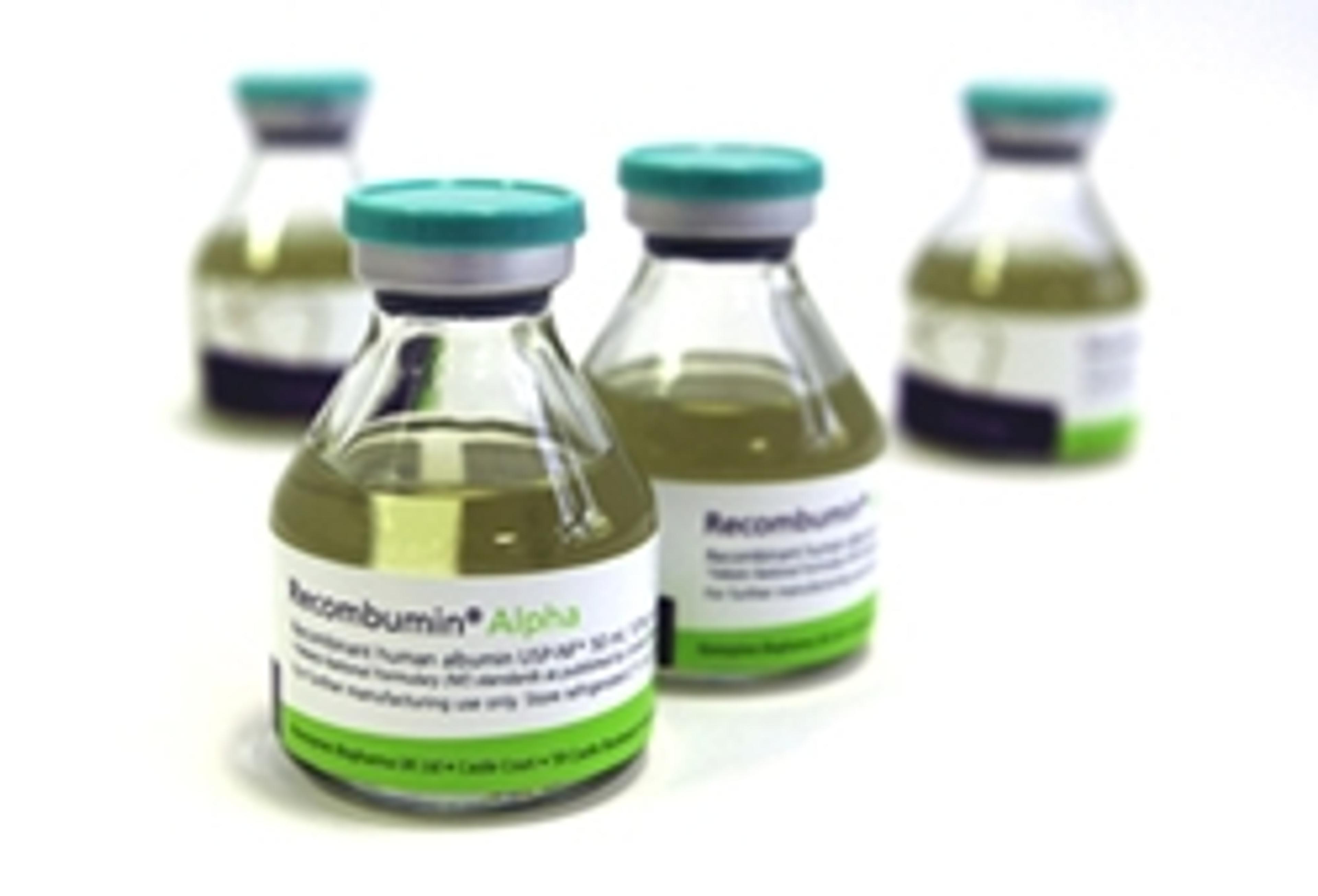 Recombumin® Alpha - rAlbumin Human - Novozymes Biopharma UK Ltd - Drug discovery > Pre-Clinical Development