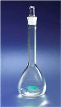 PYREXPLUS® Coated 1L Class A Volumetric Flask with Glass Standard Taper Stopper - Corning Life Sciences - General Lab