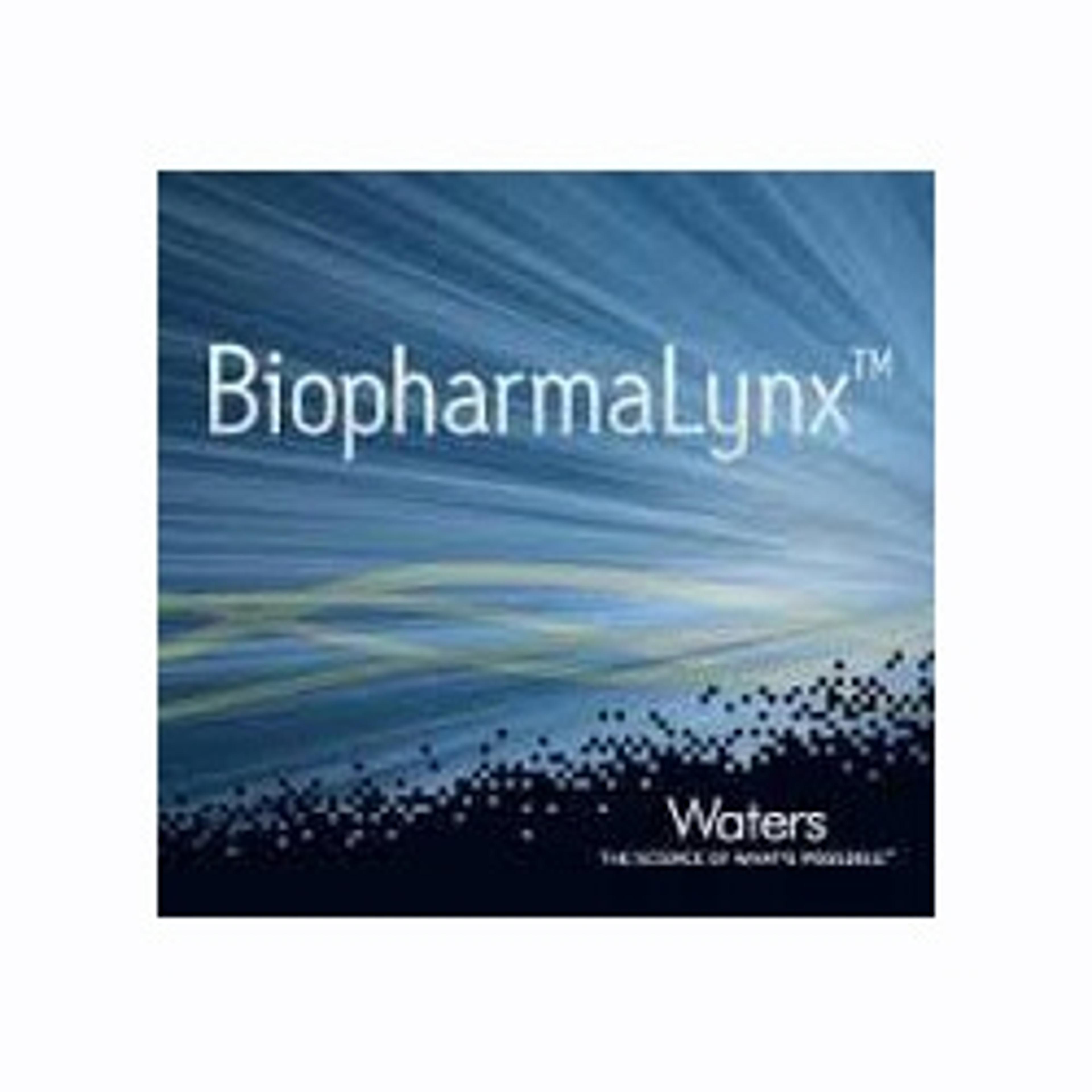 BiopharmaLynx - Waters - Separations