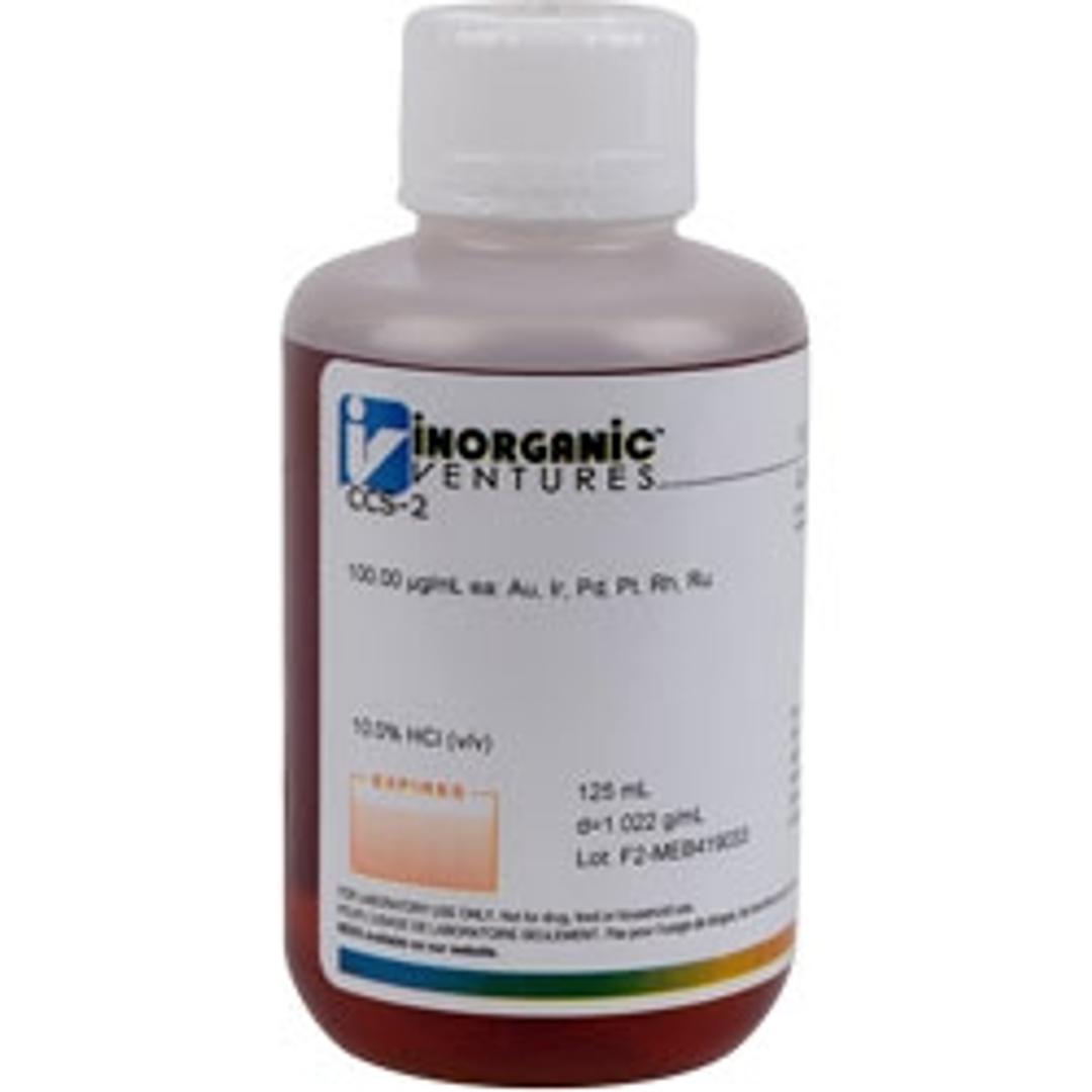 ICP Precious Metals Standard - Inorganic Ventures, Inc. - Spectroscopy