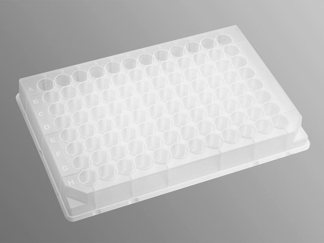 Axygen® 96-well Clear Round Bottom 550 µL Polypropylene Deep Well Plate, 10 per Pack, Sterile - Corning Life Sciences - Life Sciences