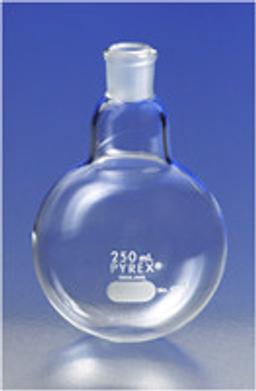 PYREX® 500 mL Short Neck Boiling Flask, Round Bottom, 14/20 Standard Taper Joint - Corning Life Sciences - Life Sciences