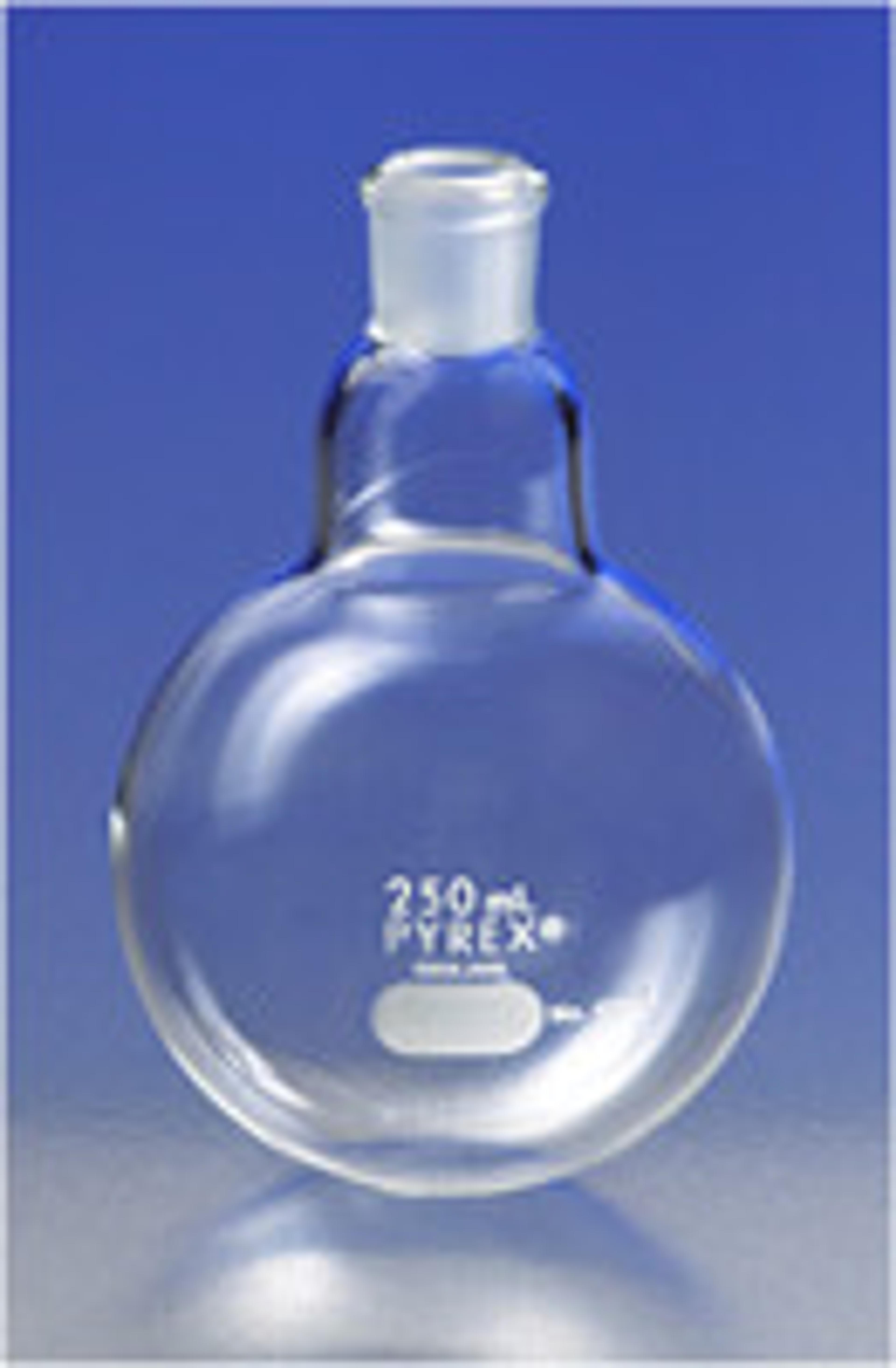 PYREX® 500 mL Short Neck Boiling Flask, Round Bottom, 14/20 Standard Taper Joint - Corning Life Sciences - Life Sciences