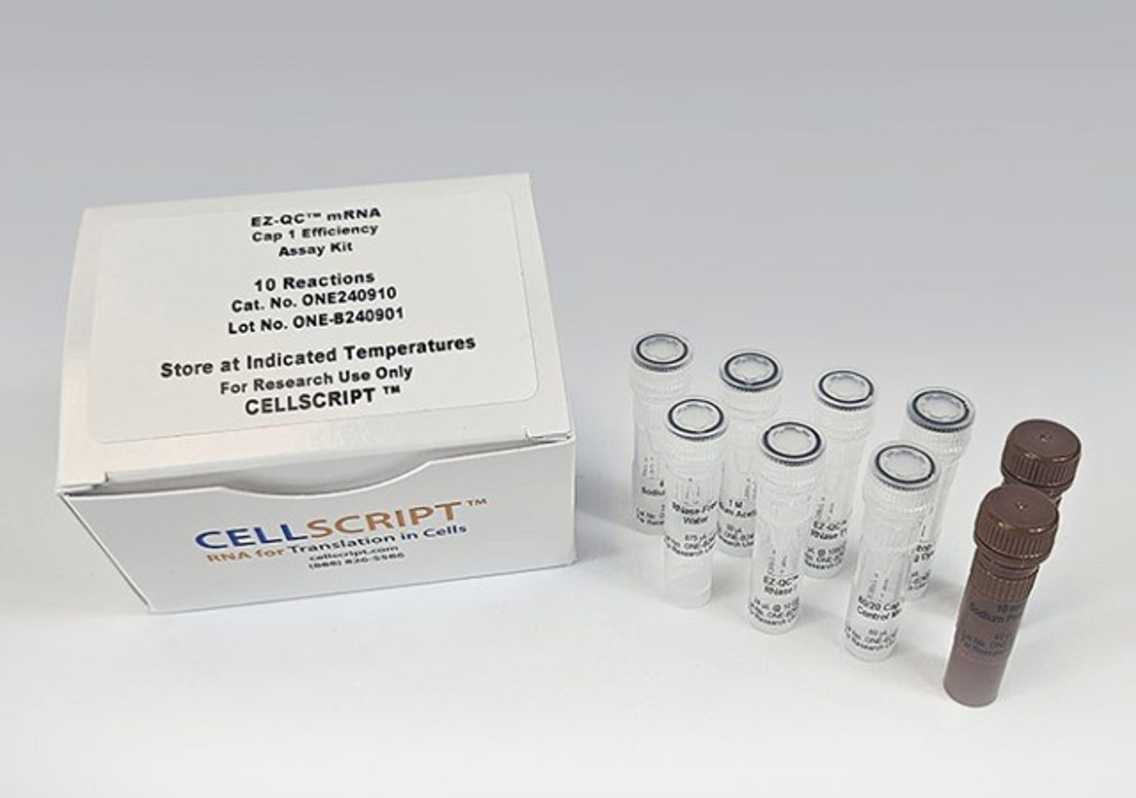 EZ-QC™ mRNA Cap 1 Efficiency Assay Kit - CELLSCRIPT™ - Life Sciences